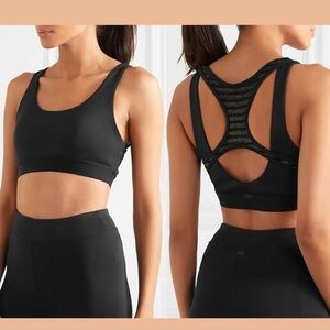 Koral Vertex Diaconnect Black/Gold Sports Bra XS $78
